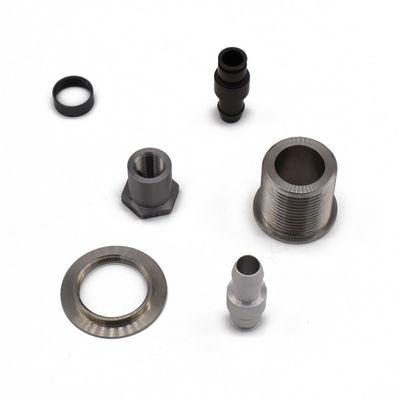 0.05mm Độ khoan độ chính xác CNC quay bộ phận nhôm thép không gỉ