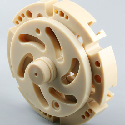 0.05mm Độ khoan dung PEEK CNC xoay bộ phận CNC máy quay CNC