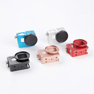 Các bộ phận gia công CNC kim loại máy quay nhôm đánh bóng phun cát Anodizing