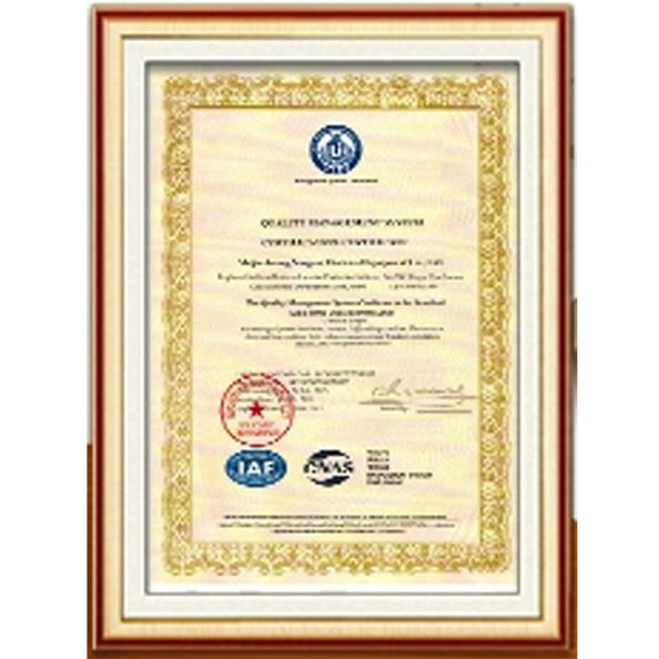Trung Quốc Dongguan Zhaoyi Hardware Products Co., LTD. Chứng chỉ